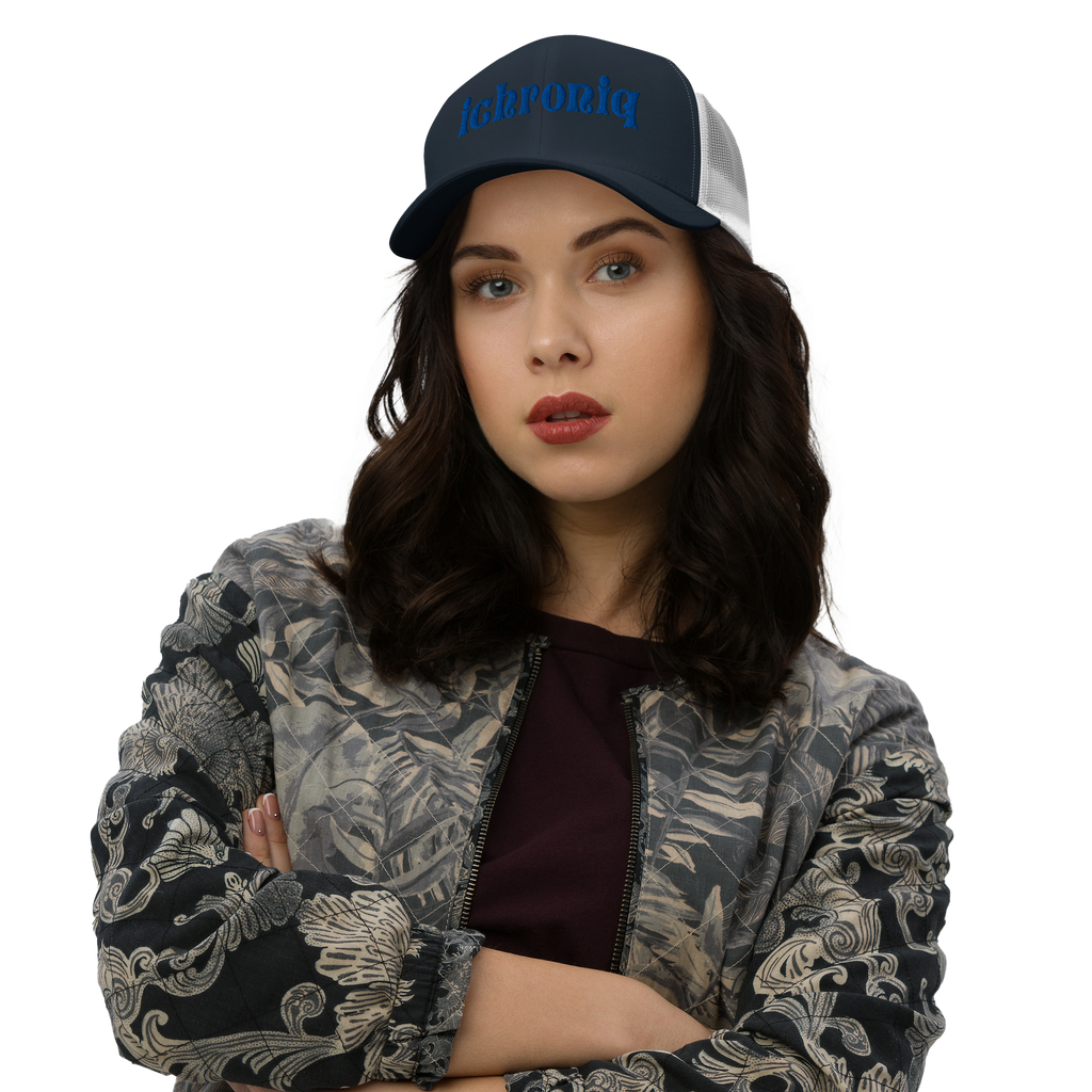 Navy Trucker Hat