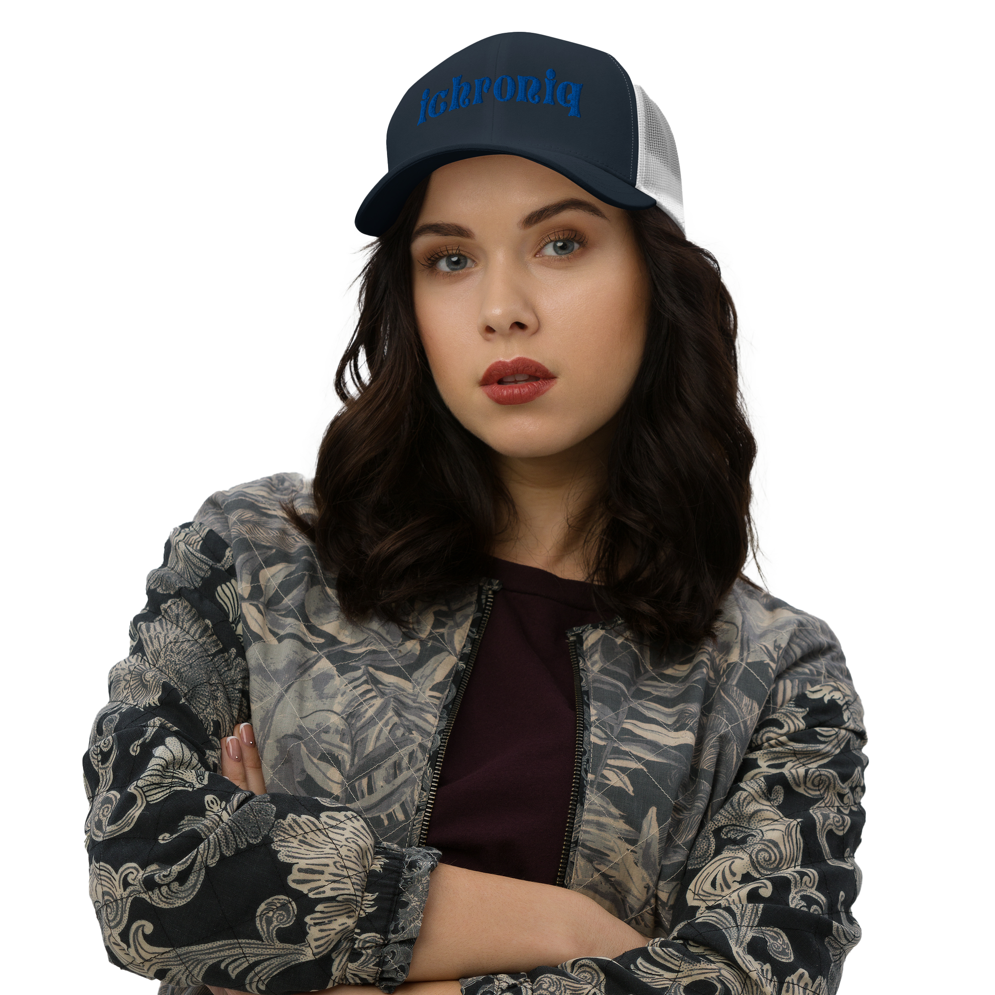 Navy Trucker Hat